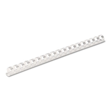 Fellowes® Plastic Comb Bindings, 1-2" Diameter, 90 Sheet Capacity, White, 100 Combs-pack freeshipping - TVN Wholesale